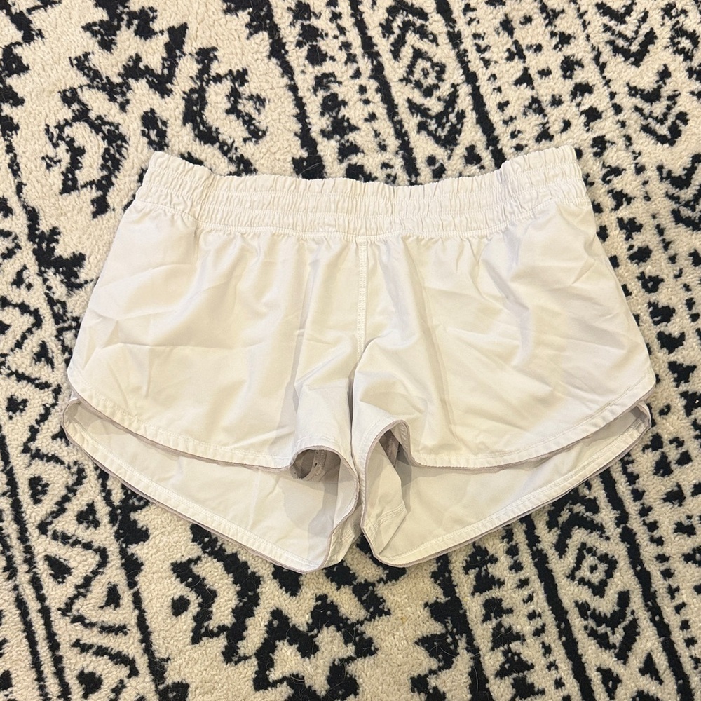 Lululemon White Shorts 8